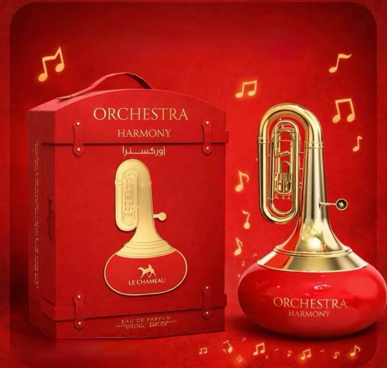 Emper Orchestra Harmony Unisex 3.4 oz EDP Perfume in Elegant Red Packaging
